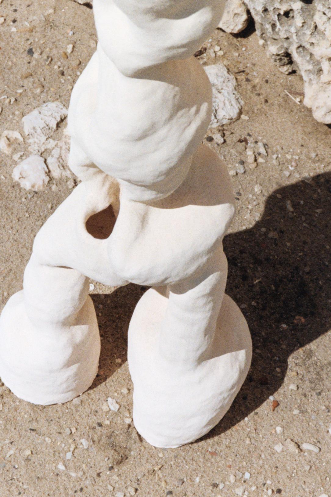 Sculpture on beach